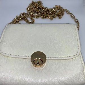 Charlotte Russe Chain link cross body leather bag